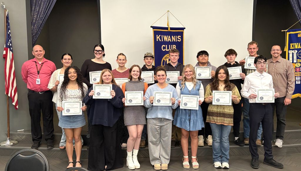 Sturgis Kiwanis Club Announced SHS Department Award Winners